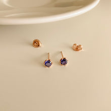 Load image into Gallery viewer, [mattoi] Simple Gemstone Stud Earrings
