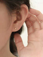 Load image into Gallery viewer, [mattoi] 14K Gold Flower Piercing Earrings
