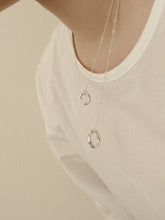 Load image into Gallery viewer, [mattoi] Melting Ring Necklace
