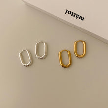 Load image into Gallery viewer, [mattoi] Mini Oval One-touch Earrings
