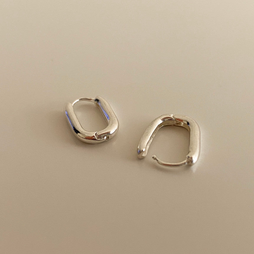 [mattoi] Mini Oval One-touch Earrings