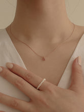 Load image into Gallery viewer, [mattoi] Romantic Strawberry Quartz Necklace
