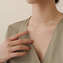 Load image into Gallery viewer, [mattoi] Flat Chain Choker Necklace
