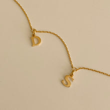 Load image into Gallery viewer, [mattoi] Double Mini Initial Necklace
