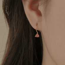 Load image into Gallery viewer, [mattoi] Romantic Strawberry Quartz Earrings
