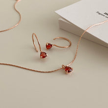 Load image into Gallery viewer, [mattoi] Romantic Garnet Earrings
