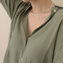 Load image into Gallery viewer, [mattoi] Flat Silk Necklace
