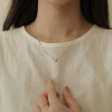 Load image into Gallery viewer, [mattoi] Dear Rhodolite Garnet Necklace
