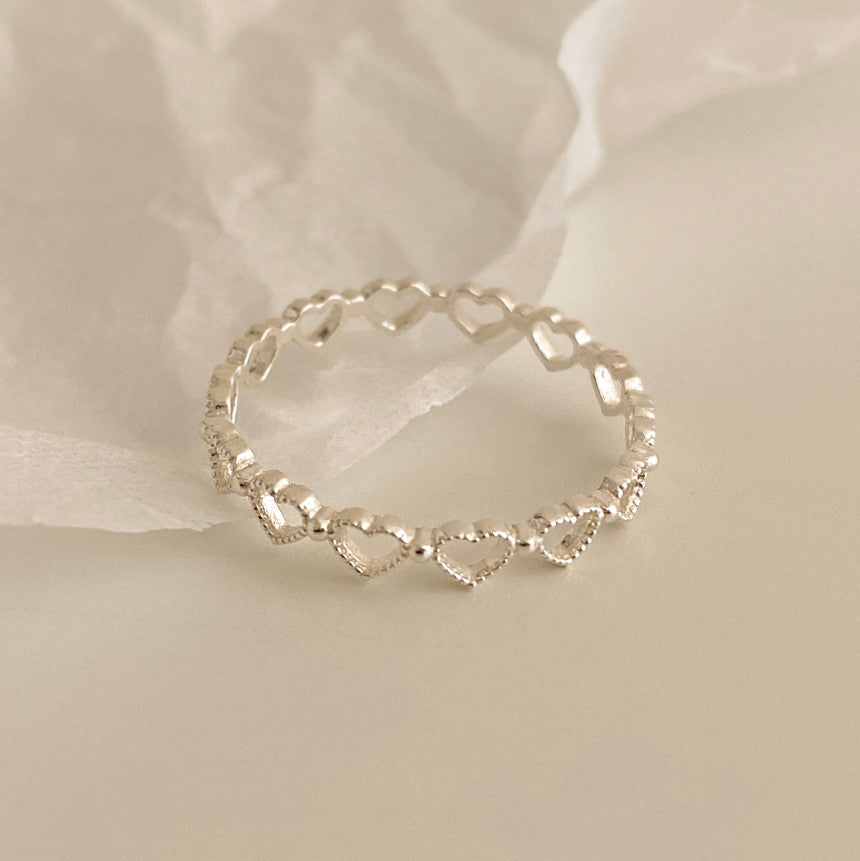 [mattoi] Heart Lace Ring