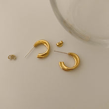 Load image into Gallery viewer, [mattoi] Two Lines Ring Earrings
