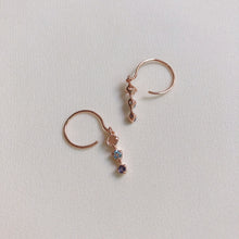 Load image into Gallery viewer, [mattoi] Combination Gemstone Drop Earrings
