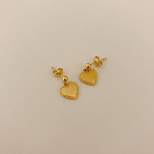 Load image into Gallery viewer, [mattoi] Heart Dot Frame Earrings
