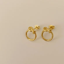 Load image into Gallery viewer, [mattoi] Daily Round Knot Earrings
