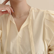 Load image into Gallery viewer, [mattoi] Layered Pearl Choker Necklace
