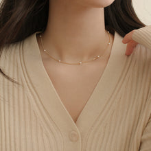 Load image into Gallery viewer, [mattoi] Layered Pearl Choker Necklace
