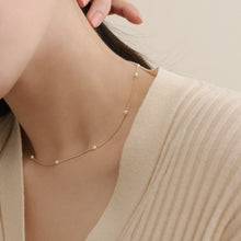 Load image into Gallery viewer, [mattoi] Layered Pearl Choker Necklace
