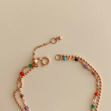 Load image into Gallery viewer, [mattoi] Multi Gemstone Layered Bracelet
