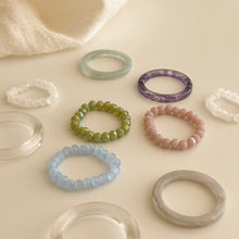 Load image into Gallery viewer, [mattoi] Pastel Acrylic Ring Set
