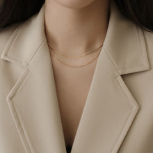 Load image into Gallery viewer, [mattoi] Dewy Double Chain Necklace
