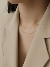 Load image into Gallery viewer, [mattoi] Dewy Double Chain Necklace
