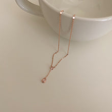 Load image into Gallery viewer, [mattoi] Raindrop Rose Quartz Necklace
