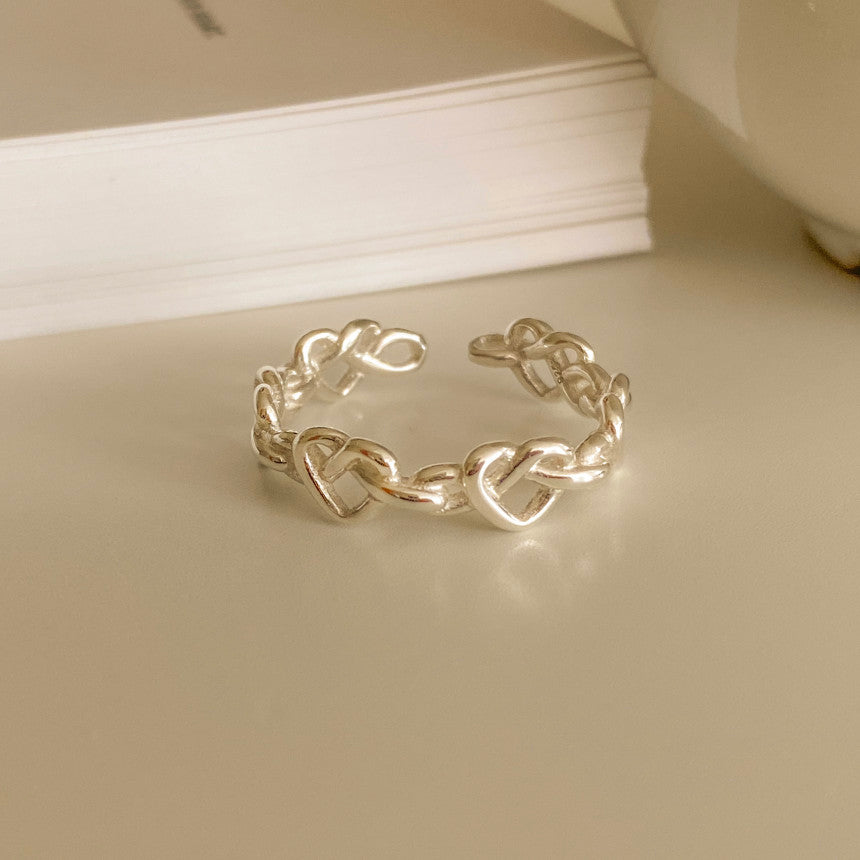 [mattoi] Pretzel Heart Ring