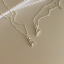 Load image into Gallery viewer, [mattoi] Shimmer Initial Necklace
