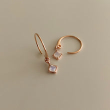 Load image into Gallery viewer, [mattoi] Gleam Moonstone Earrings
