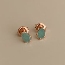 Load image into Gallery viewer, [mattoi] Pluie Amazonite Earrings
