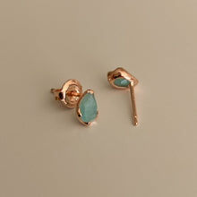 Load image into Gallery viewer, [mattoi] Pluie Amazonite Earrings
