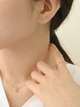 Load image into Gallery viewer, [mattoi] Pluie Amazonite Earrings
