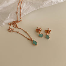 Load image into Gallery viewer, [mattoi] Pluie Amazonite Earrings
