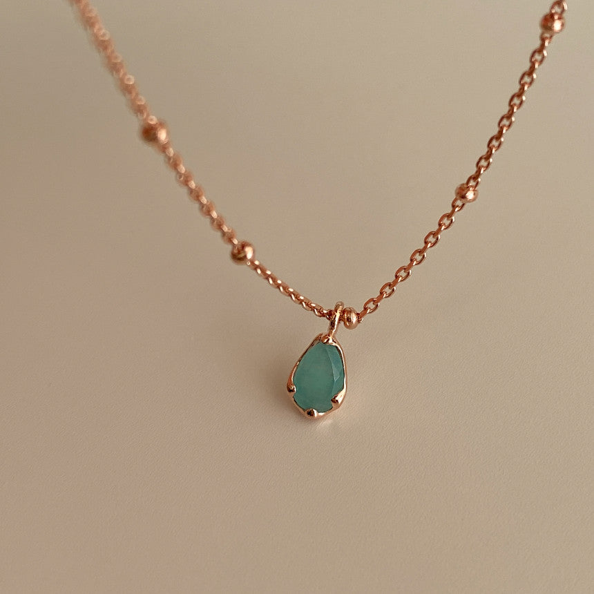 [mattoi] Pluie Amazonite Necklace