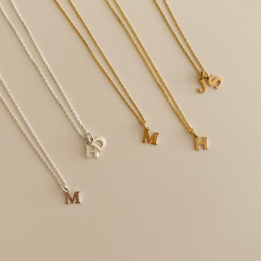 [mattoi] Mini Initial Necklace