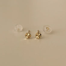 Load image into Gallery viewer, [mattoi] 14K Gold Cutting Ball Piercing Earrings
