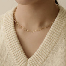 Load image into Gallery viewer, [mattoi] Oval Chain Choker Necklace
